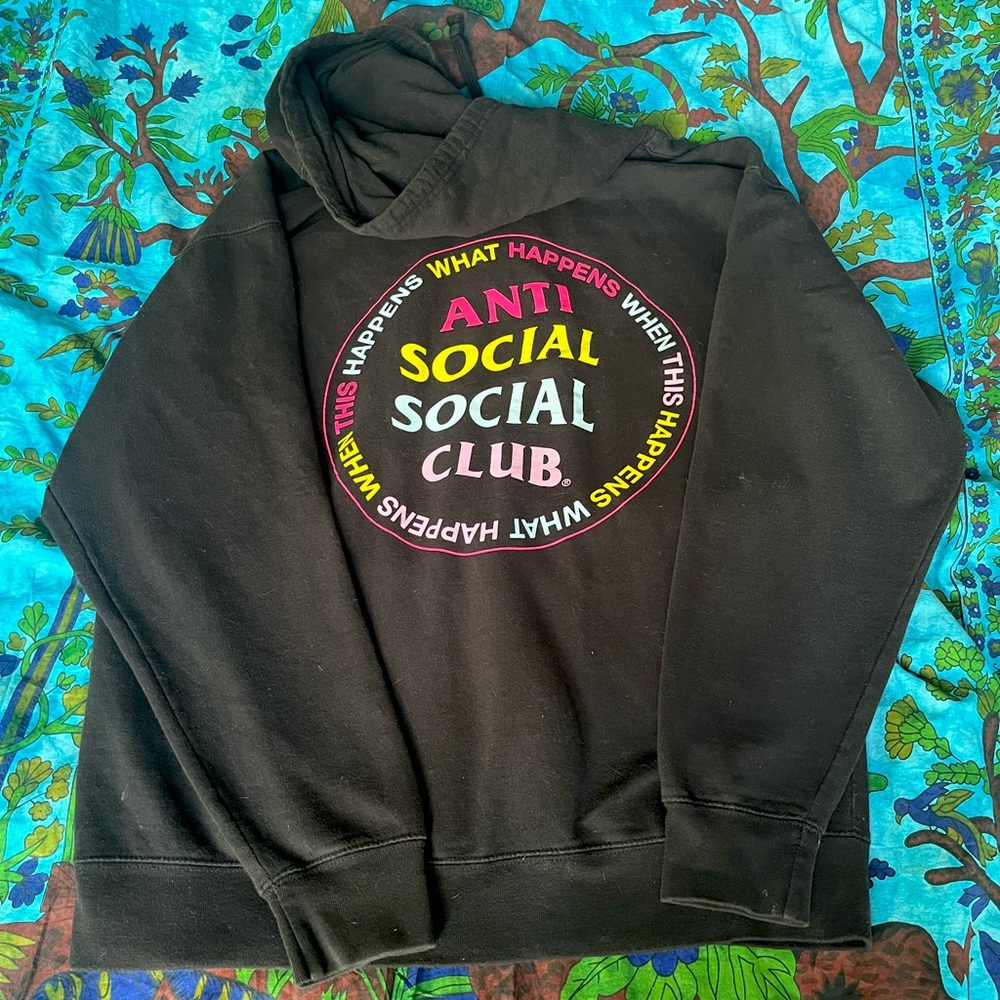 Anti Social Social Club: What Happens Hoodie